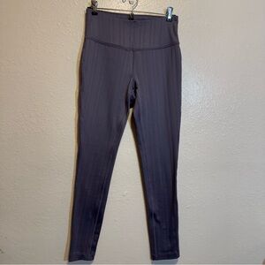 Mondetta Slate Blue Textured Leggings Size Small